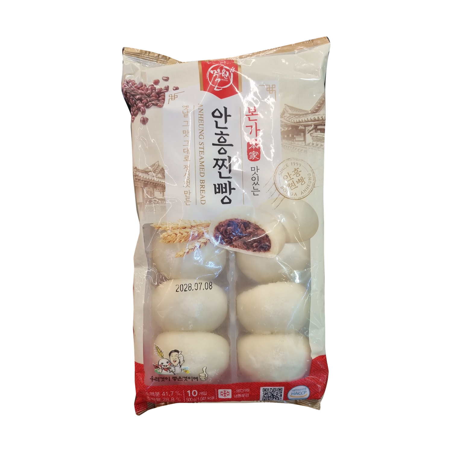 MILWON Anheung Steamed Bun 안흥 찐빵 500g