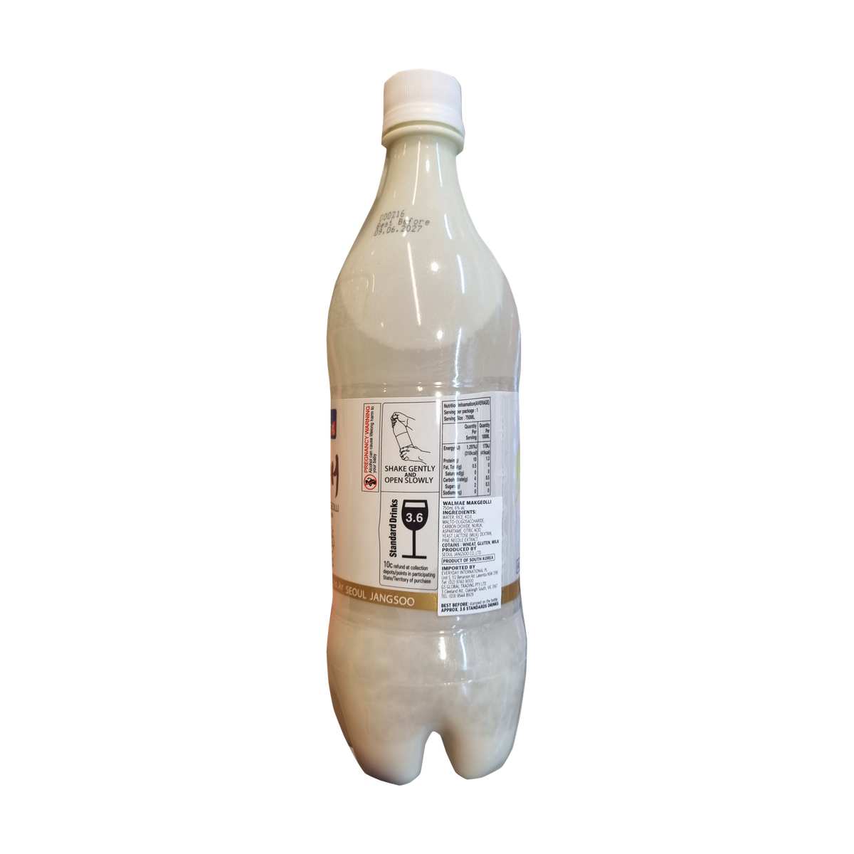 JANGSU Rice Wine Original 월매 막걸리 750ml