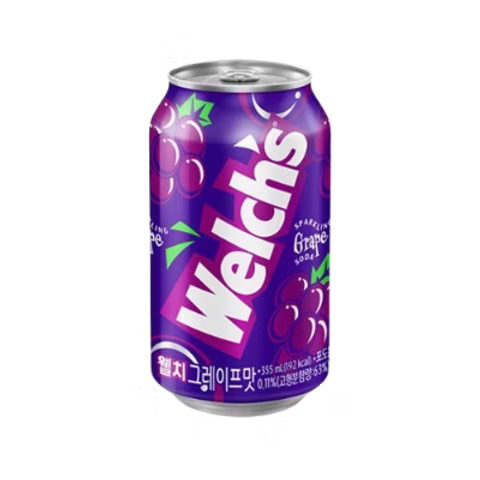 NONGSHIM Welch's soft drink grape 웰치스 포도 355ml