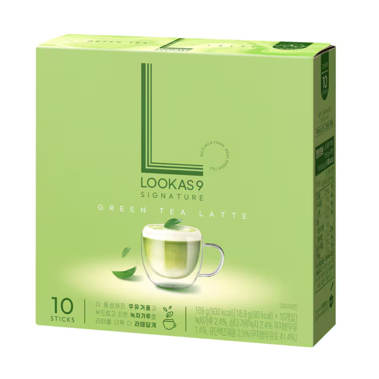 NAMYANG Lookas9 Green Tea Latte 루카스9 녹차라떼 10sticks