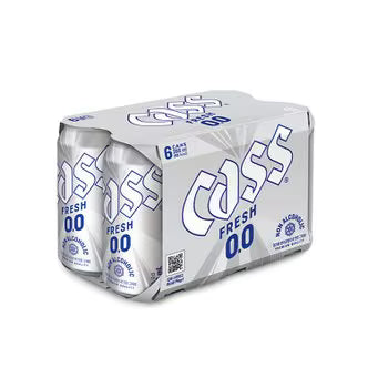 JINRO Cass Zero 카스 제로 355ml*6pack
