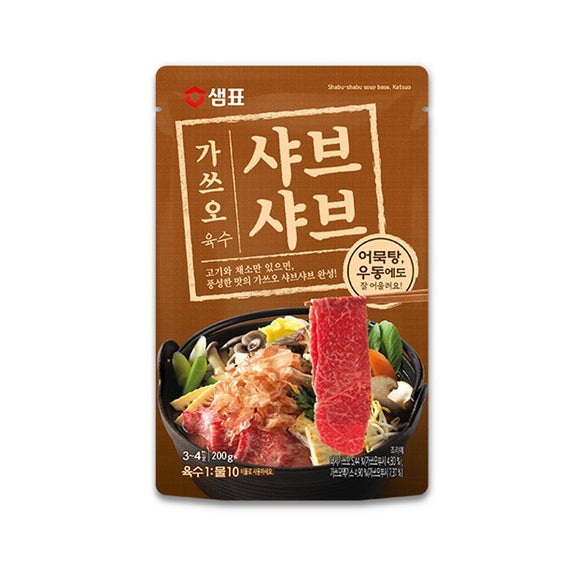 SEMPYO Shabu-shabu soup base katsuo 가쓰오 샤브샤브 육수 200g