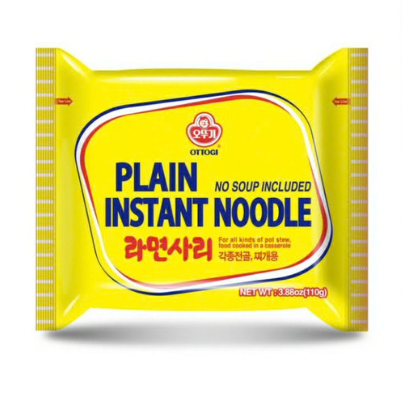 OTTOGI Plain noodle 라면사리 1pc 110g