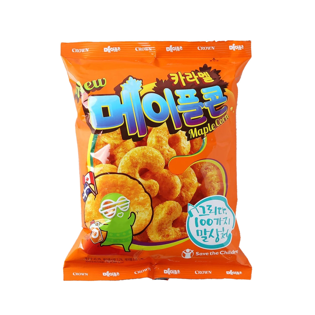 CROWN Caramel corn maple 카라멜콘 메이플 124g