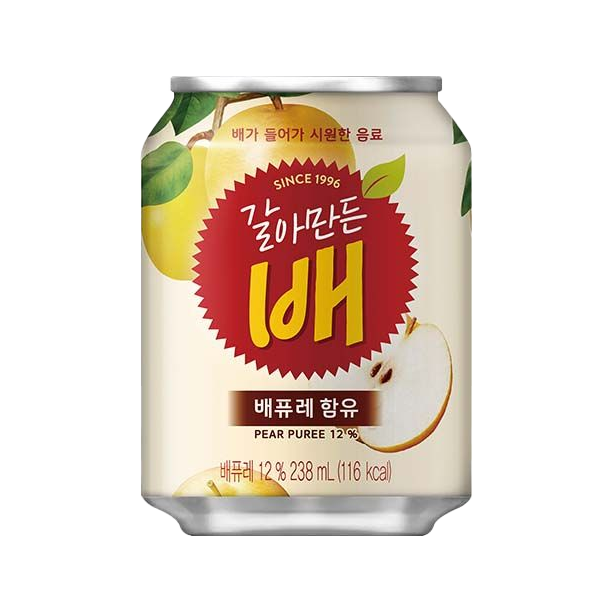 HAITAI Crushed pear juice 갈아만든 배 238ml