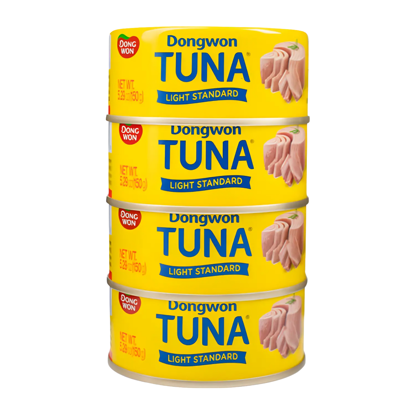 Dongwon Canned Canned Tuna Light Standard 참치캔 4pk 600g