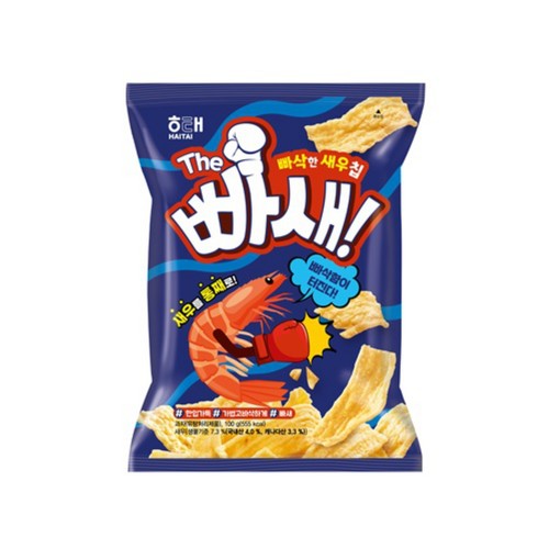HAITAI Bbasae shrimp snack 빠새 100g