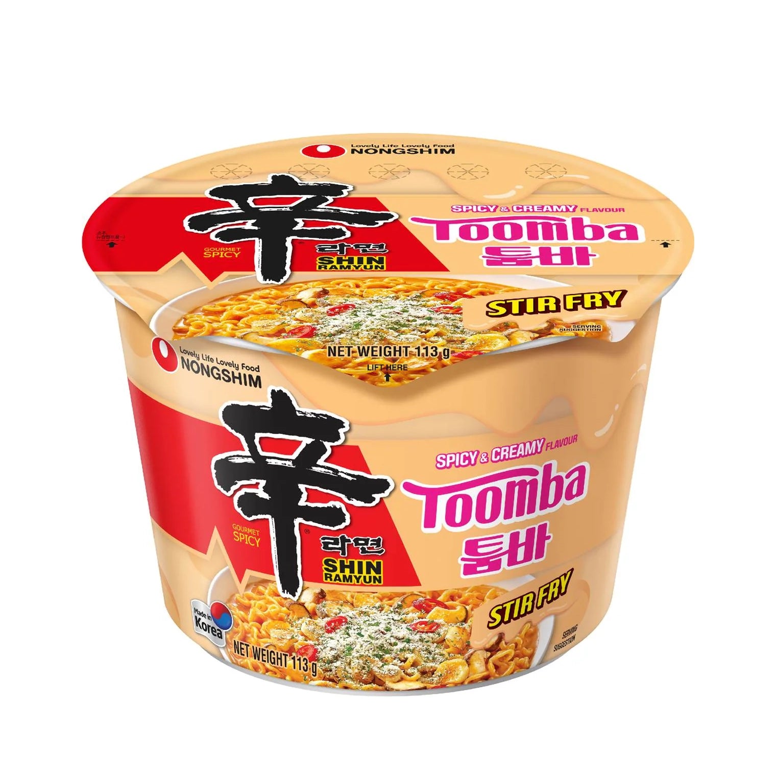 NONGSHIM Shin ramyun toomba big bowl 신라면 툼바 큰사발 113g