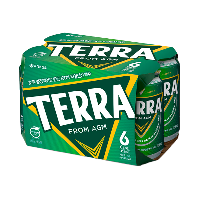 JINRO Terra can 테라 355ml*6pack