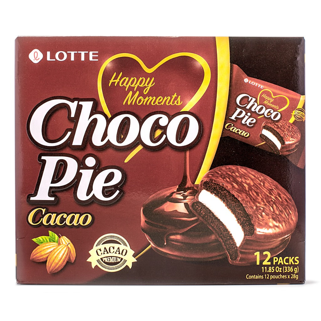 LOTTE Choco Pie(Cacao) 초코파이 카카오 12 Packs