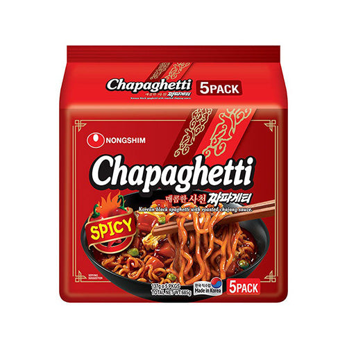 NONGSHIM Spicy Chapagetti Multi 사천 짜파게티 멀티 137g*5