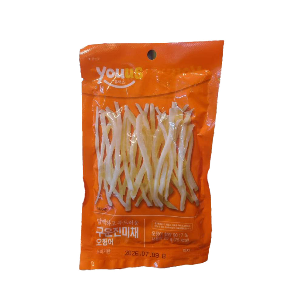 YOUUS Soft roasted squid 구운진미채 25g