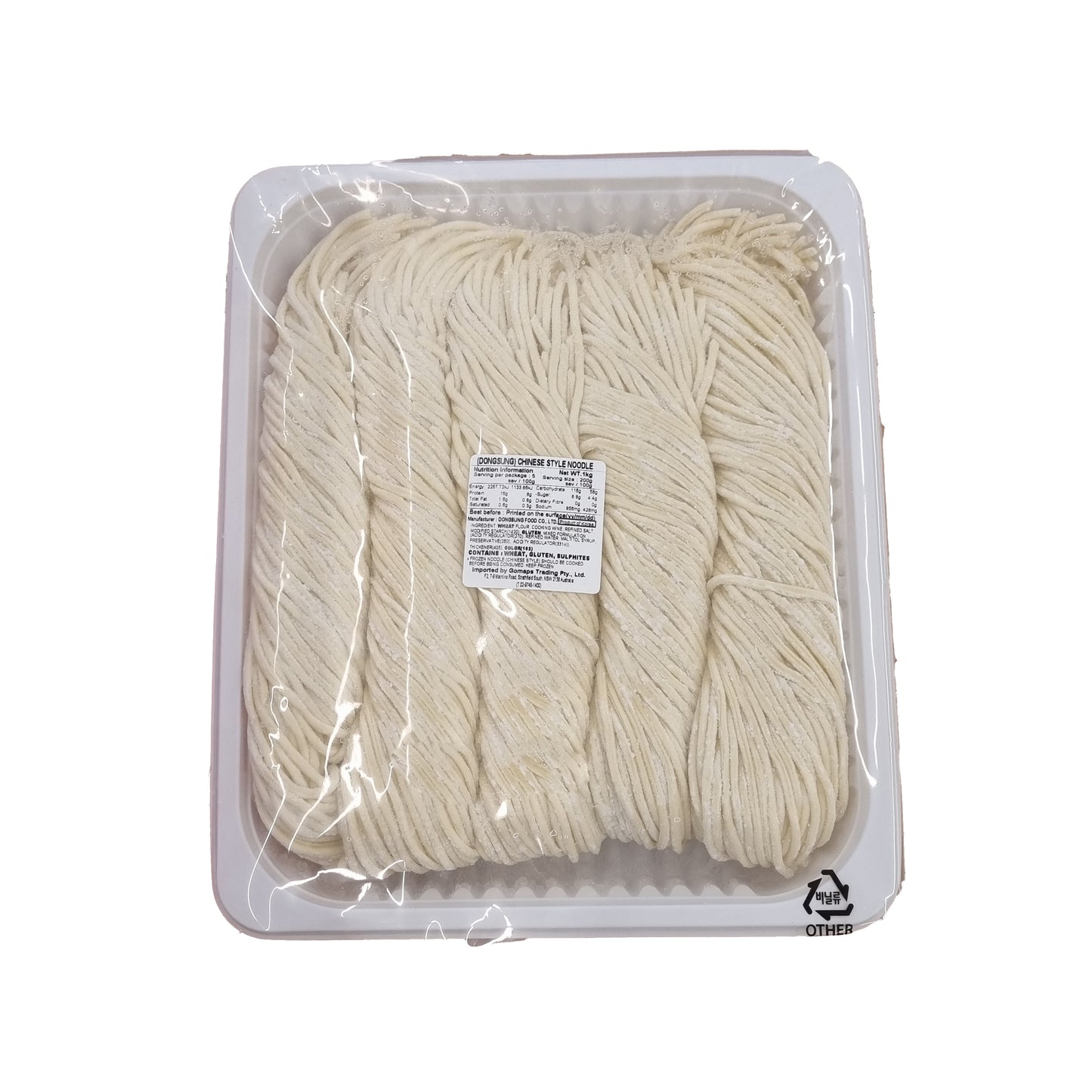 DONGSUNG Fresh chinese noodle 생 중화면 200g*5