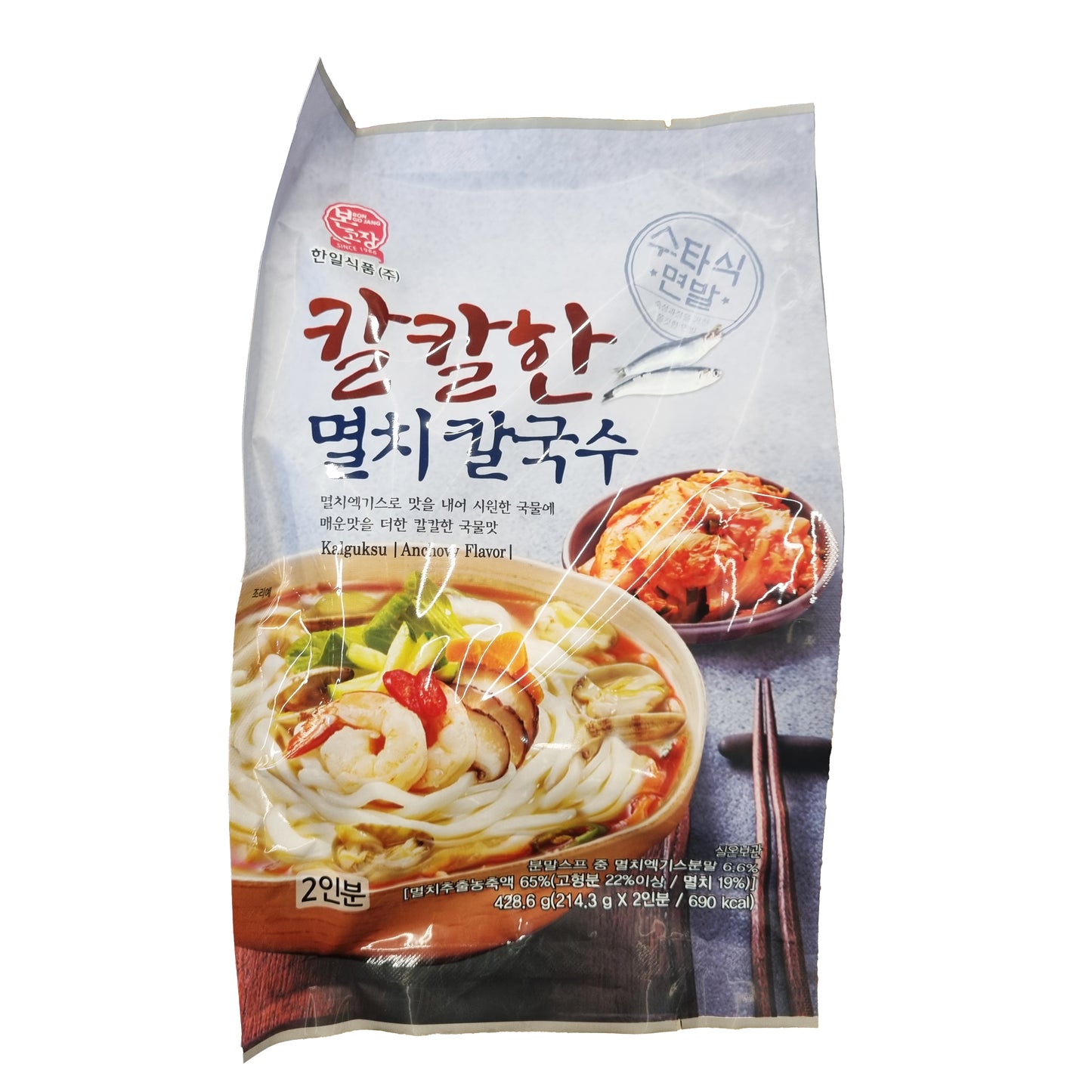 HANIL Anchovy kalgooku 428.6g 칼칼한 멸치 칼국수 428.6g