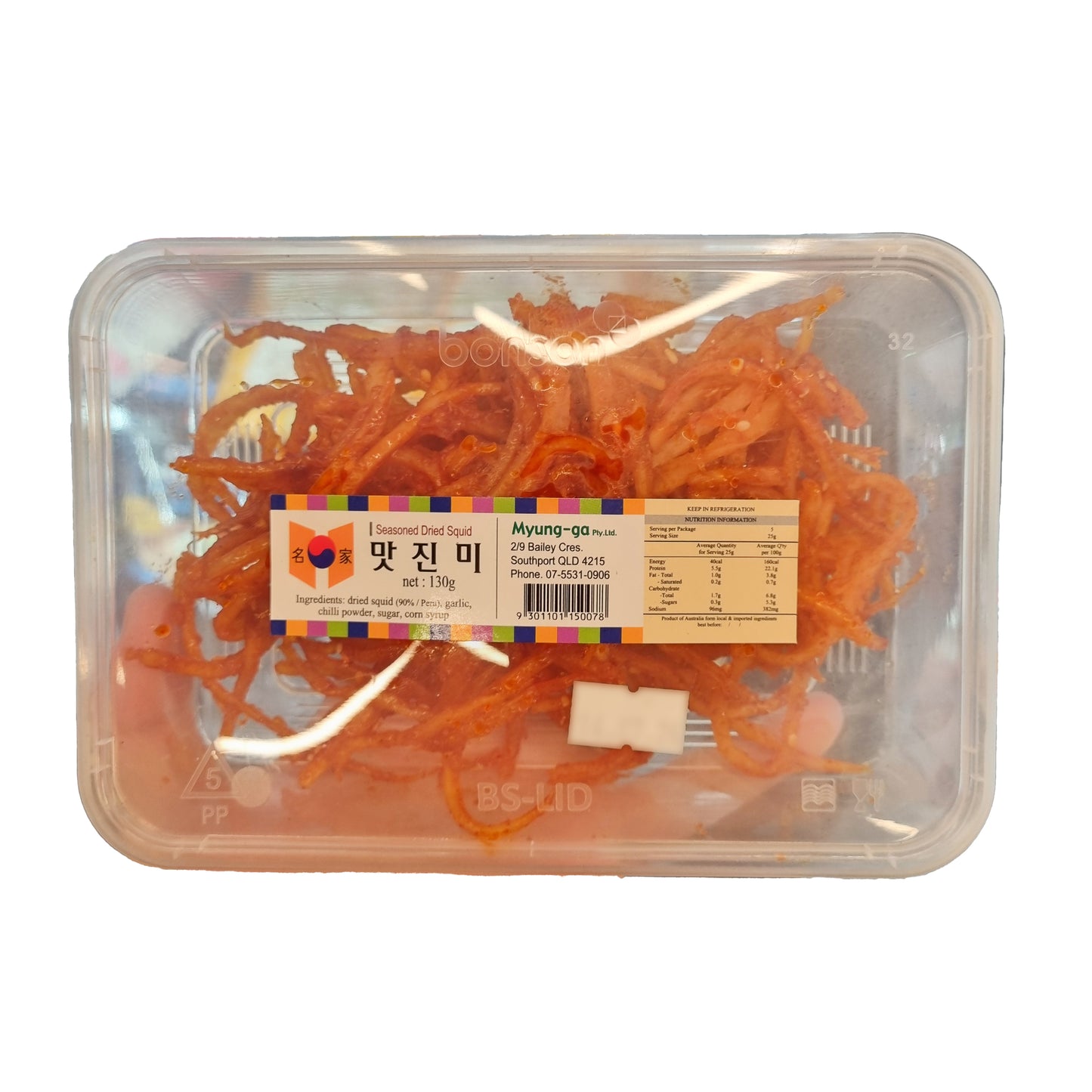 MYUNGGA Seasoned dried squid 맛진미 130g