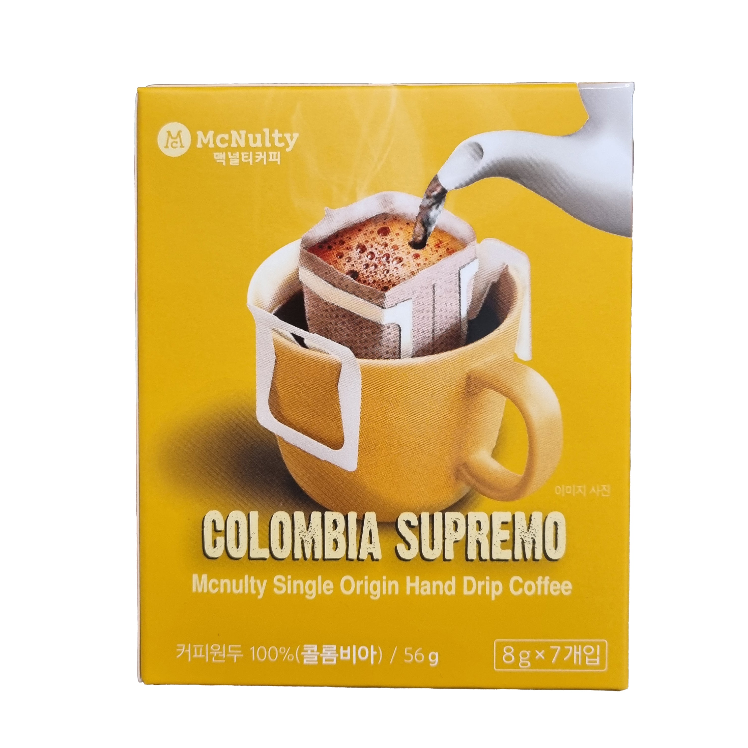 MCNULTY Origin hand drip colombia supremo 드립커피 콜롬비안수프리모 7개입