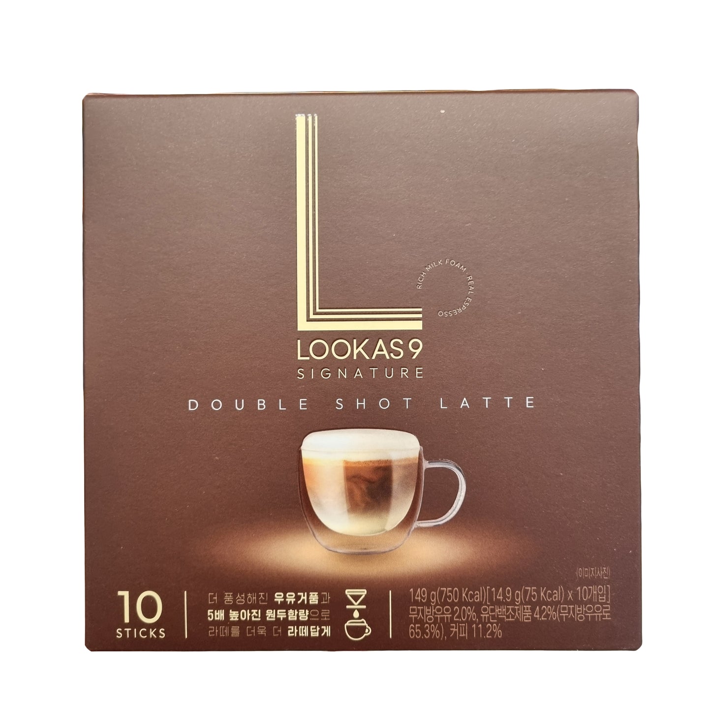 NAMYANG Lookas9 Doubleshot Latte Coffeemix 루카스9 더블샷 라떼 커피믹스 10sticks