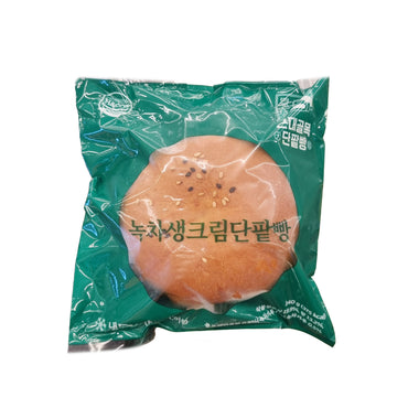 HONGDODANG Matcha cream red bean bread 녹차 생크림 단팥빵 140g
