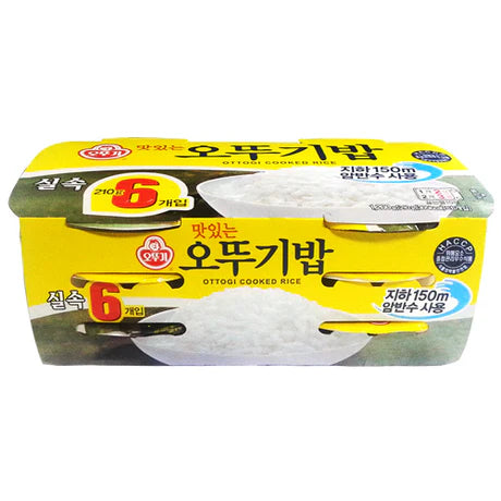OTTOGI Cooked Rice 맛있는밥 210g*6Pack