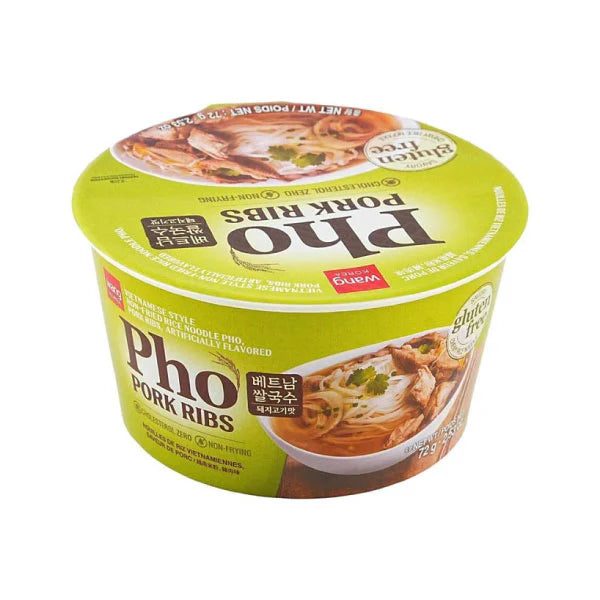 WANG Rice noodle soup bowl porkmeat flavour 베트남쌀국수돼지고기맛컵 72g