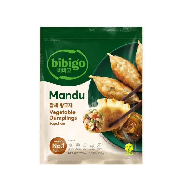 BIBIGO Japchae mandu 비비고 잡채 왕교자 700g