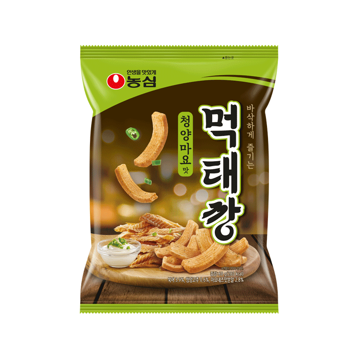 NONGSHIM Roasted pollack cracker 먹태깡 청양마요맛 60g