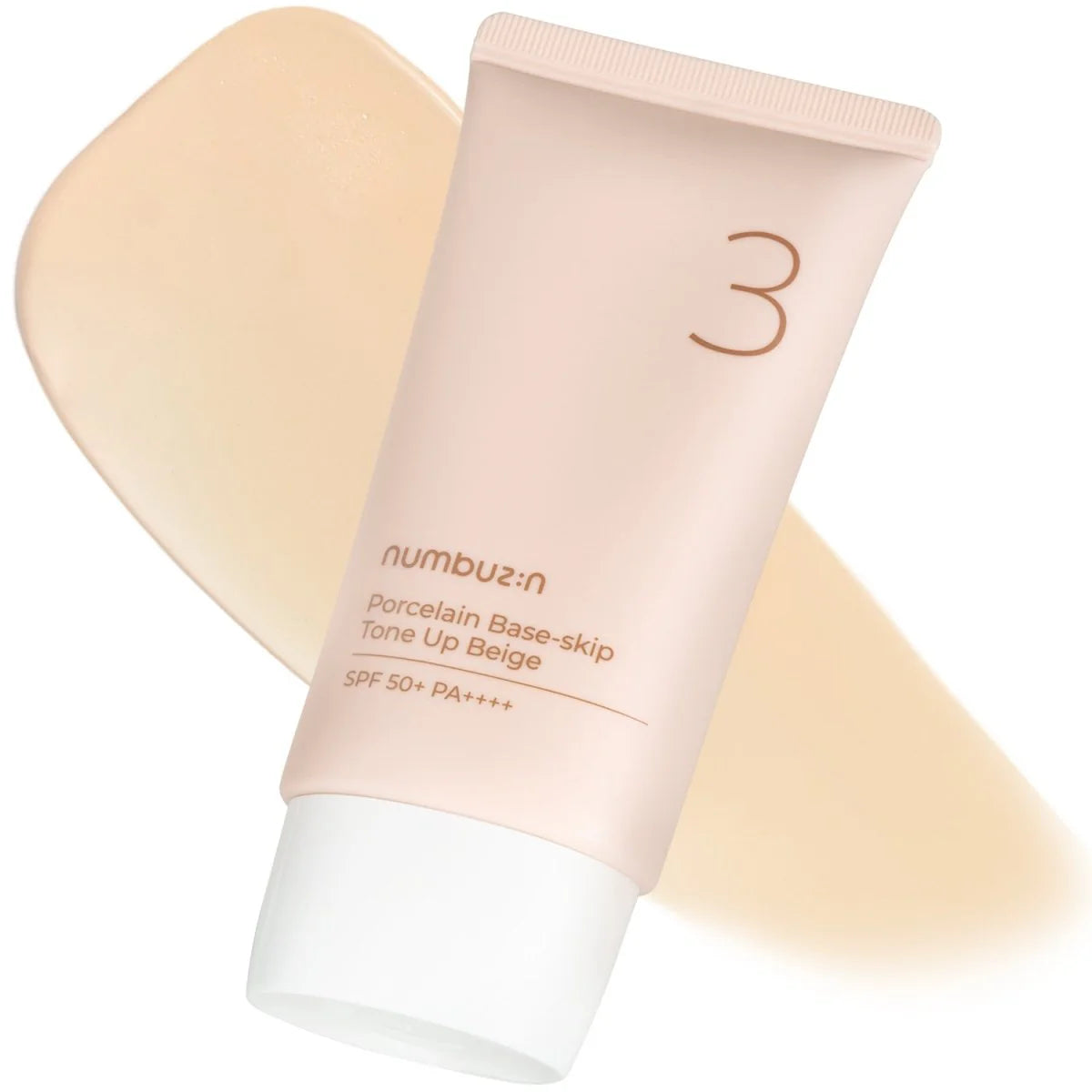 NUMBUZIN No.3 Porcelain Base-skip Tone Up Beige No.3 포르셀린 베이스 스킨 톤업 베이지 50ml