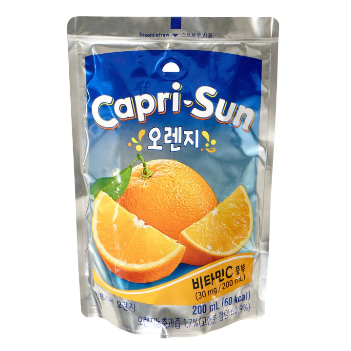 NONGSHIM Capri-sun orange 카프리썬 오렌지 200ml