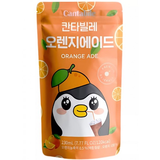 칸타빌레 오렌지 에이드 파우치 오렌지 에이드 230ml
