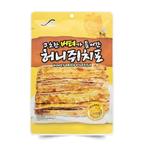 JINJUFOOD Honey dried filefish 허니쥐치포 50g