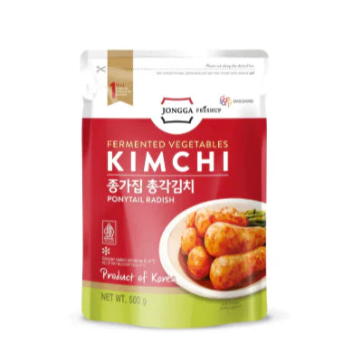 JONGGA Pony tail Radish Kimchi 총각김치 500g