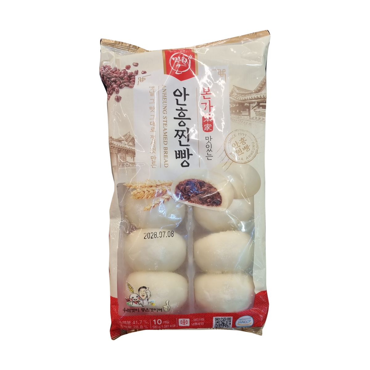 MILWON Anheung Steamed Bun 안흥 찐빵 500g
