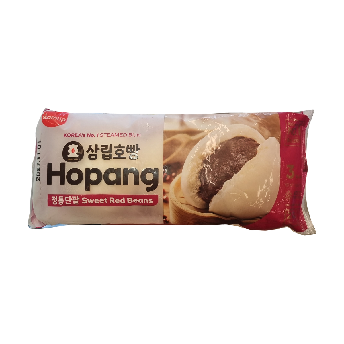SAMLIP Red Bean Bun 단팥호빵 85g*3