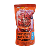 GS25 Youus Fruit Ade Triple Berry YOUUS 트리플베리 과즙에이드 340ml