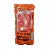 GS25 Youus Fruit Ade Strawberry YOUUS 딸기 과즙에이드 340ml