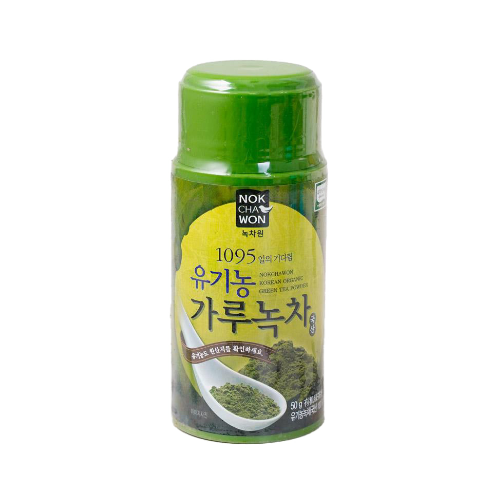 NOKCHAWON Organic green tea powder 유기농 가루녹차 50g