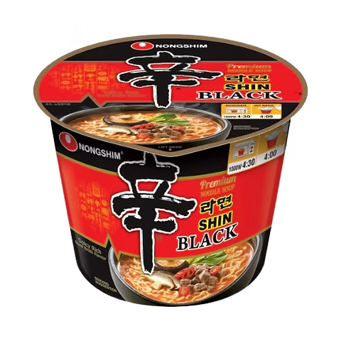 NONGSHIM Shin ramen black cup 신라면 블랙 큰사발 101g