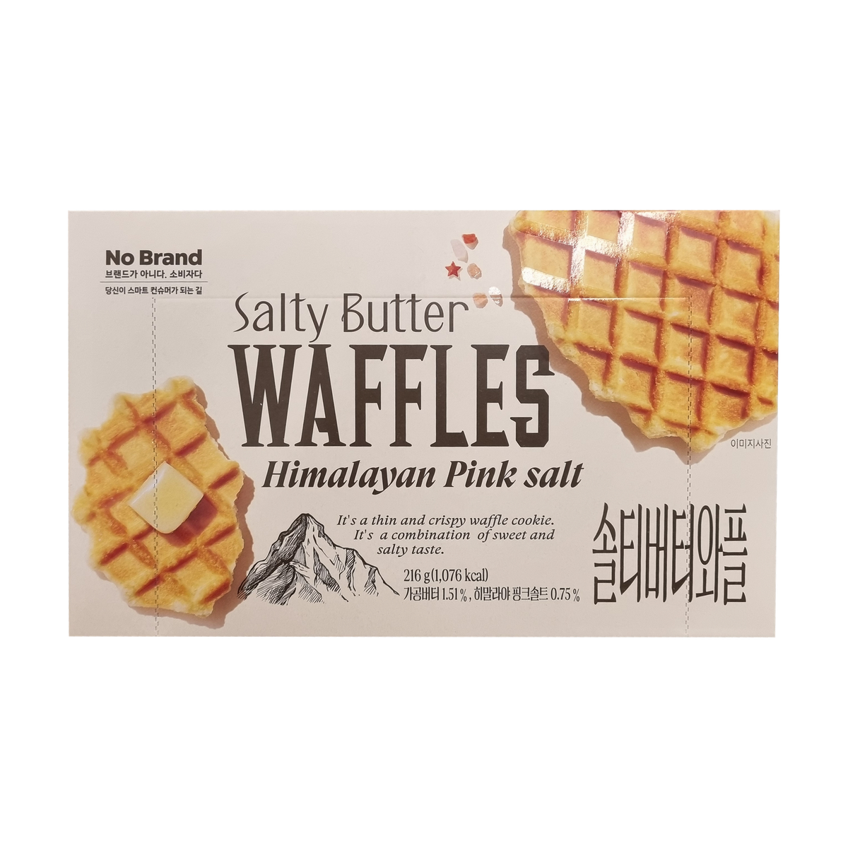 NOBRAND Salty Butter Waffle 솔티 버터 와플 216g