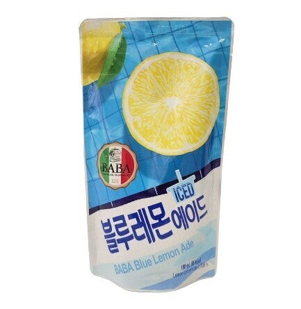 WOONGJIN Baba blue lemonade Pouch 바바 블루레몬에이드 190ml
