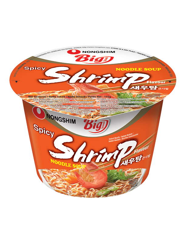 NONGSHIM Shrimp big bowl noodle 새우탕 큰사발 115g
