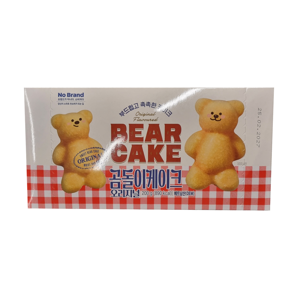 NOBRAND Bear Cake Original 곰돌이 케이크 오리지날 200g