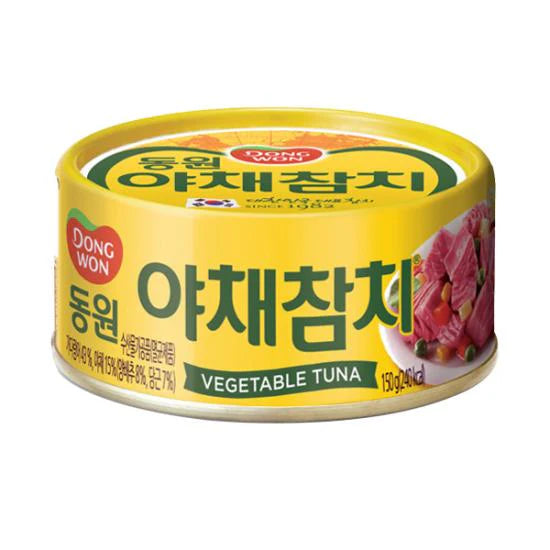 Dongwon Canned Tuna(Vegetable) 참치 캔(야채) 150g