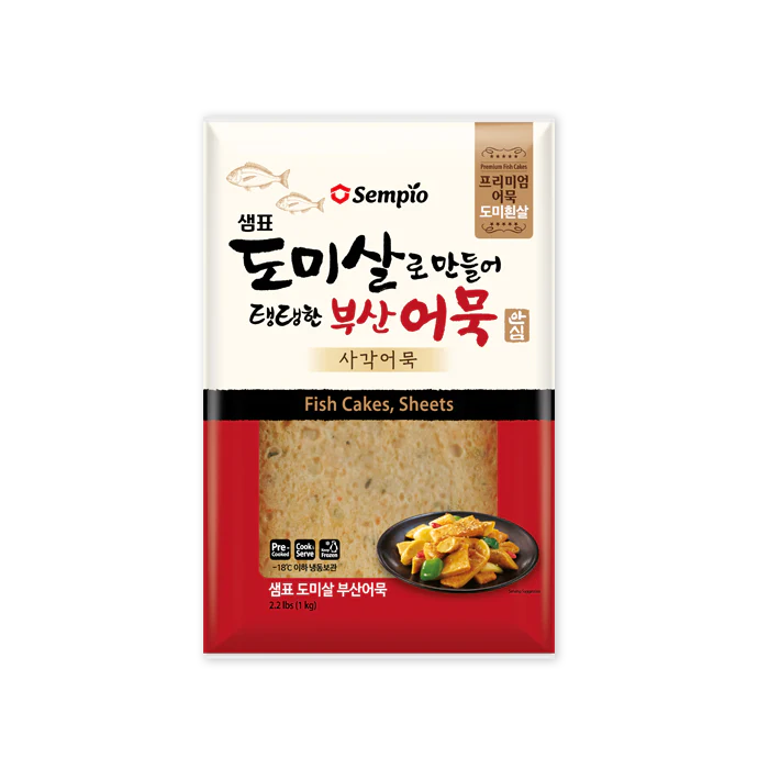 SEMPYO Snaper fish cake 도미살로 만든 부산어묵 사각 1kg