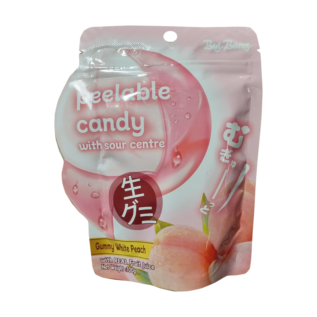 BIGBANG Peelable Candy Peach 빅뱅 캔디 복숭아 100g