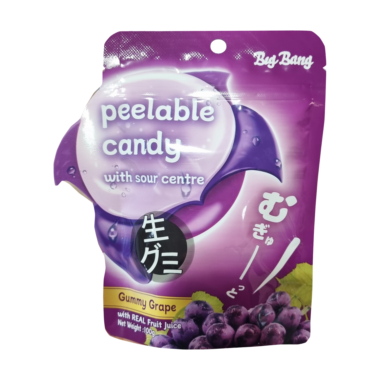 BIGBANG Peelable Candy Grape 빅뱅 캔디 포도 100g