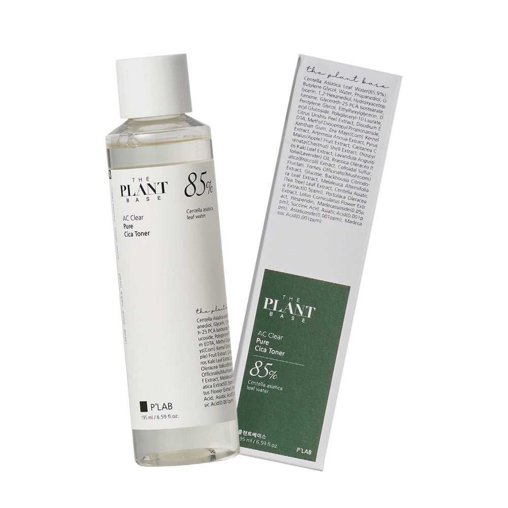 THEPLANTBASE AC Clear Pure Cica Toner AC 클리어 퓨어 시카 토너 195ml