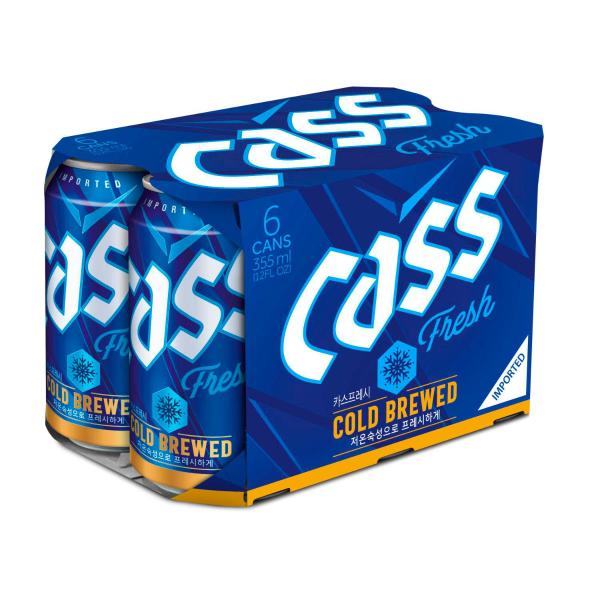 JINRO Cass can 카스 355ml*6pack