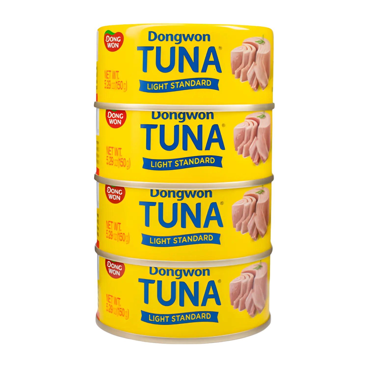 Dongwon Canned Canned Tuna Light Standard 참치캔 4pk 600g
