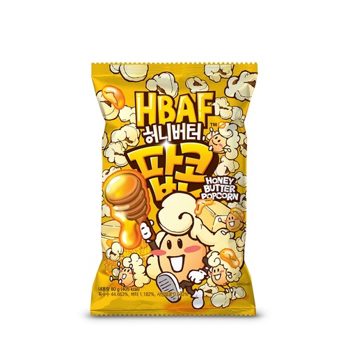 HBAF Honey butter popcorn 허니버터 팝콘 80g