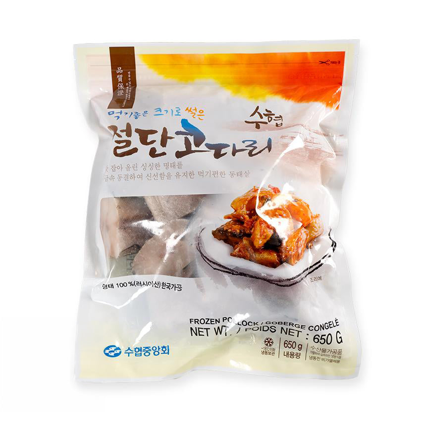 SUHYUP Frozen cut pollock 절단코다리 650g